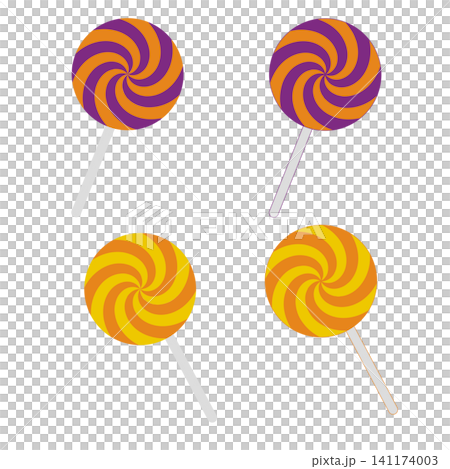 Halloween-colored lollipop candy set Halloween-colored lollipop candy set 141174003