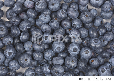 Fresh Raw Blueberries Background Texture 141174428