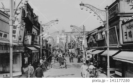 古写真　1927-1933年　神戸元町商店街 141177280