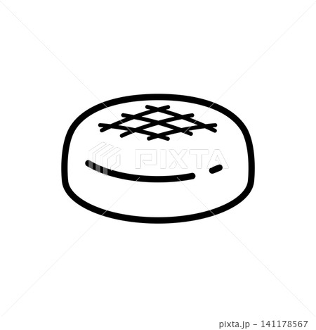 bread icon vector design template in white background bread icon vector design template in white background 141178567