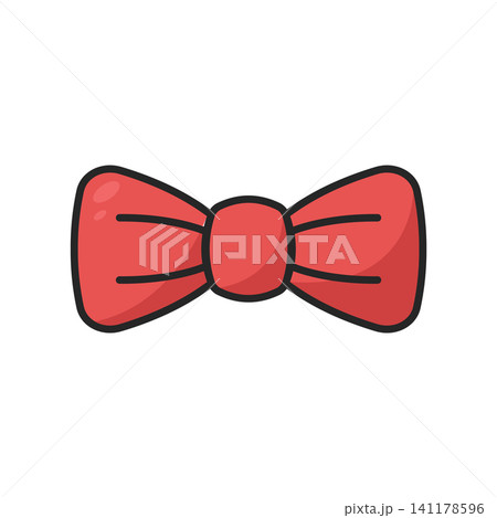 bow tie icon vector design template in white background bow tie icon vector design template in white background 141178596