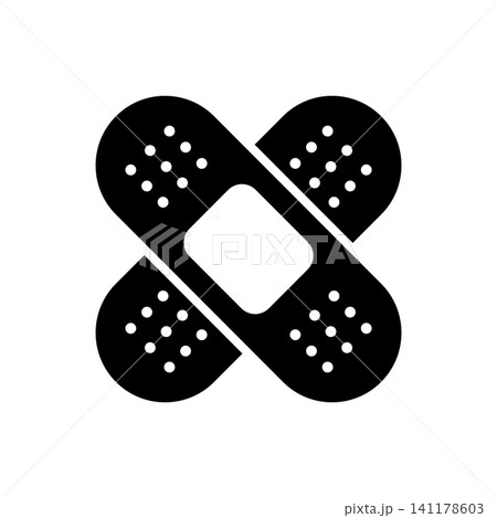 bandage icon vector design template in white background bandage icon vector design template in white background 141178603