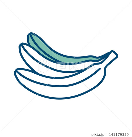 banana icon vector design template in white background 141179339
