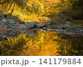 埼玉県嵐山渓谷の秋の風景 141179884