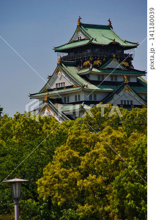 大阪城の風薫る初夏の情景 青屋門から 大阪城の風薫る初夏の情景 青屋門から 141180039