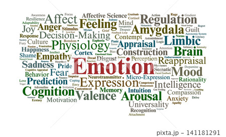 Emotion Word Cloud. Core Concepts in Affective Science Exploring Psychological States Brain Mechanisms Expressions and Intelligence 141181291