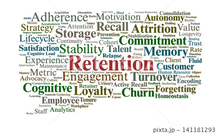 Retention Word Cloud. Core Terms in Human Capital, Consumer Behavior, and Memory Systems Retention Word Cloud. Core Terms in Human Capital, Consumer Behavior, and Memory Systems 141181293