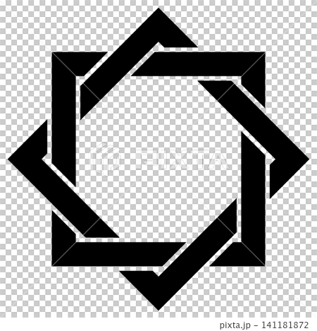 This is a family crest. It's called a "kumiaikaku" (interlocking corners). This is a family crest. It's called a "kumiaikaku" (interlocking corners). 141181872