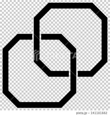 家紋です。寄せ掛け隅切り角と言います。 家紋です。寄せ掛け隅切り角と言います。 141181882