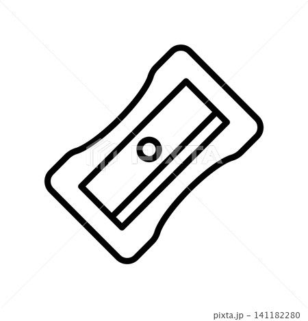 pencil sharpener icon vector design template in white background pencil sharpener icon vector design template in white background 141182280