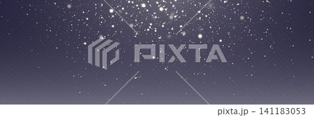 White particles falling, creating a shimmering, sparkling and elegant effect White particles falling, creating a shimmering, sparkling and elegant effect 141183053