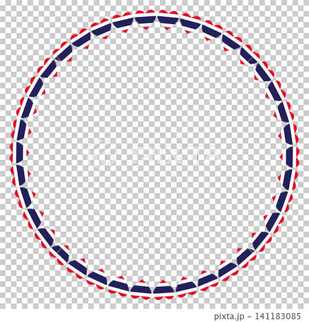 Thailand Flag Heart Round Frame Thailand Flag Heart Round Frame 141183085