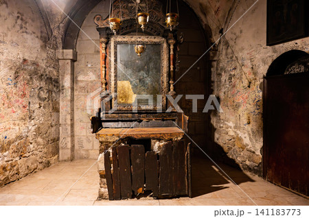Tomb of Joseph in the Church of the Holy Sepulcher in Jerusalem, Israel 141183773