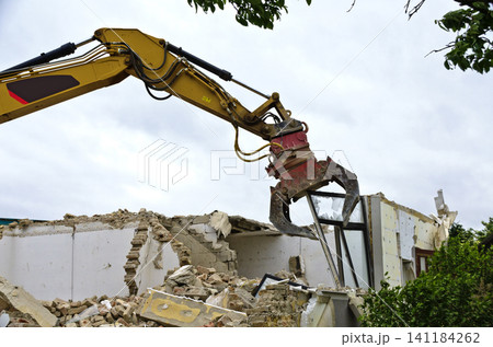 demolition of a residential house demolition of a residential house 141184262