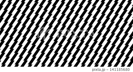 Zigzag lightning strikes create bold geometric pattern. Electric bolt stripes with dynamic energy, perfect for vintage comic designs and abstract backgrounds. Zigzag lightning strikes create bold geometric pattern. Electric bolt stripes with dynamic energy, perfect for vintage comic designs and abstract backgrounds. 141185680