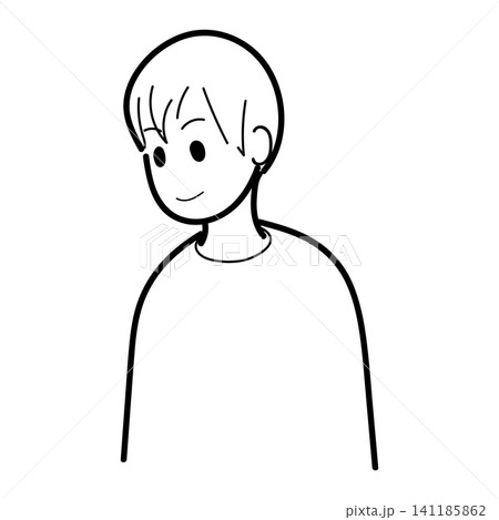 シンプルな男性(塗なし) シンプルな男性(塗なし) 141185862