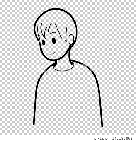 Simple male (no makeup) Simple male (no makeup) 141185862