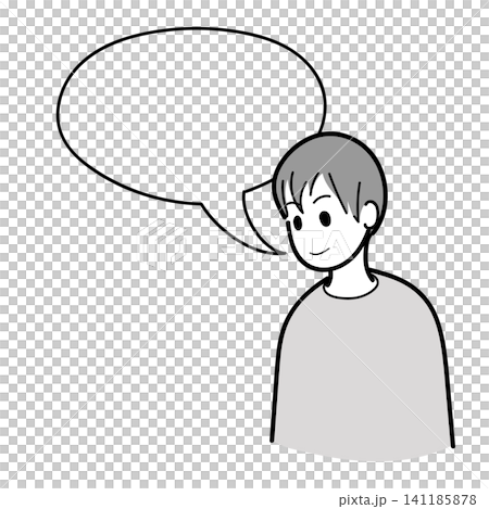 對話框和人物(彩色) 對話框和人物(彩色) 141185878