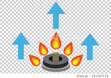 Gas price increases and soaring energy prices (vector illustration) 141187114