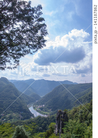 緑の木々の合間から見下ろす、壮大な大峡谷 緑の木々の合間から見下ろす、壮大な大峡谷 141187862