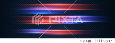 Neon glow lines creating a fast motion effect on a transparent background Neon glow lines creating a fast motion effect on a transparent background 141188547