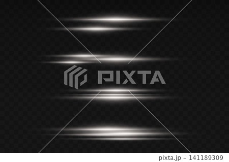 Set of luminous elements providing abstract light and speed effects for design Set of luminous elements providing abstract light and speed effects for design 141189309
