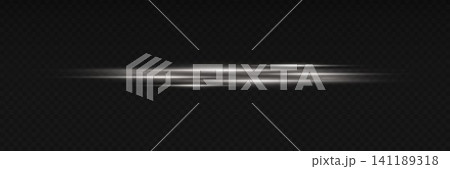 White horizontal lines providing dynamic abstract light effect on dark background White horizontal lines providing dynamic abstract light effect on dark background 141189318
