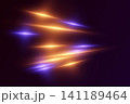 Abstract glowing lines creating a fast moving and energetic light effect 141189464
