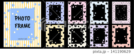 Polka scattered flower heart confetti paper pattern background frame glitter decoration. This whimsical collage of pastel pink and retro cutout shapes for a modern y2k party or wedding celebration. Polka scattered flower heart confetti paper pattern background frame glitter decoration. This whimsical collage of pastel pink and retro cutout shapes for a modern y2k party or wedding celebration. 141190629