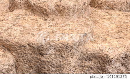Light Beige Granite Stone Surface Texture Background 3d render. Light Beige Granite Stone Surface Texture Background 3d render. 141191276