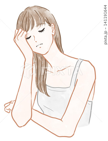 悩む女性 141191644