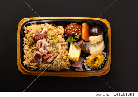 たことごぼうの炊き込みご飯　弁当 141191991