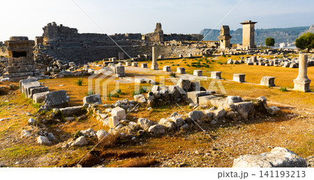 Ruins of antique theater of Xanthos, Turkey Ruins of antique theater of Xanthos, Turkey 141193213