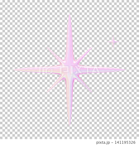 Dreamy cute 3D illustration aurora material - sparkly Dreamy cute 3D illustration aurora material - sparkly 141195326