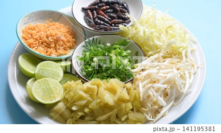 vegetable and condiment for northern soup of Thailand vegetable and condiment for northern soup of Thailand 141195381