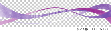 Multiple wavy lines decorative material in similar shades of purple. Multiple wavy lines decorative material in similar shades of purple. 141197174