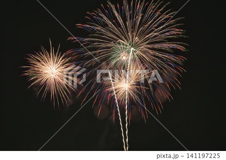 夏の夜空に咲く花火 夜空に咲く花火 高く輝く花火大会 花火 夜空 花火イメージ 花火大会 夏の夜空に咲く花火 夜空に咲く花火 高く輝く花火大会 花火 夜空 花火イメージ 花火大会 141197225