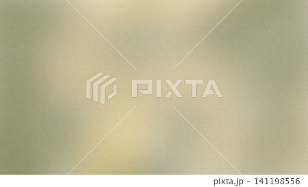 Abstract background flat style. Vintage soft blur defocused noise freeform gradient background with Reseda green, Jasmine, mid century modern colors airbrush and copy space 141198556
