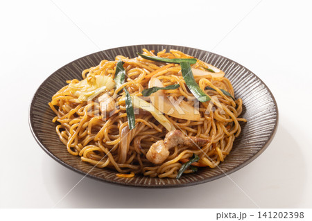 行者菜入り ソース焼きそば 行者菜入り ソース焼きそば 141202398
