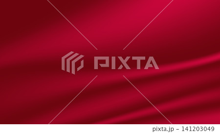 red soft and smooth silk texture  background 141203049