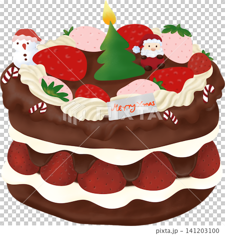 Cake_Chocolate_Christmas_Clipart Cake_Chocolate_Christmas_Clipart 141203100
