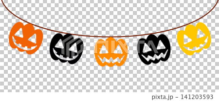 Halloween garland, cute ghost pumpkins Halloween garland, cute ghost pumpkins 141203593