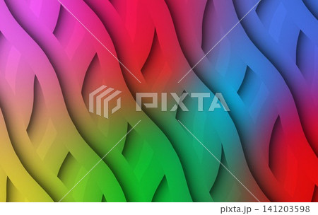 Colorful abstract liquid wave pattern with grainy gradient texture Colorful abstract liquid wave pattern with grainy gradient texture 141203598