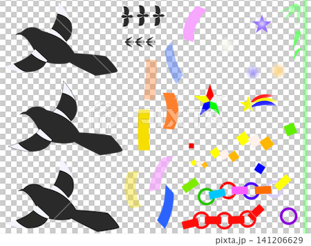 七夕のイラストセット 141206629