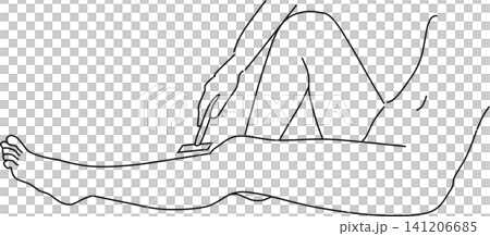 hair removal illustration hair removal illustration 141206685