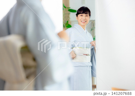 着物 着付け 自宅 着物 着付け 自宅 141207688