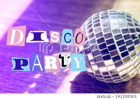 Happy birthday celebration with disco theme for guests to enjoy dancing and music Happy birthday celebration with disco theme for guests to enjoy dancing and music 141208363