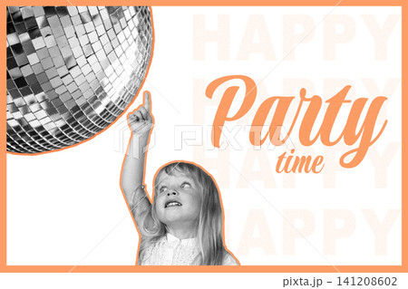Celebrating a birthday with fun activities and a disco ball in a lively setting Celebrating a birthday with fun activities and a disco ball in a lively setting 141208602
