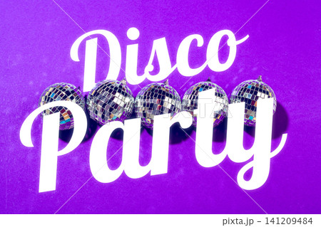 Happy birthday celebration with disco theme and colorful decorations in a lively setting Happy birthday celebration with disco theme and colorful decorations in a lively setting 141209484