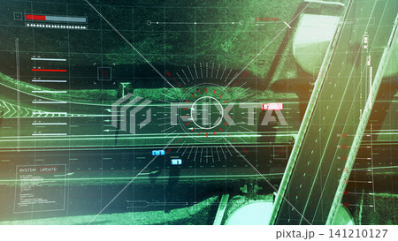 Surveillance technology monitors traffic and identifies vehicles on the road Surveillance technology monitors traffic and identifies vehicles on the road 141210127